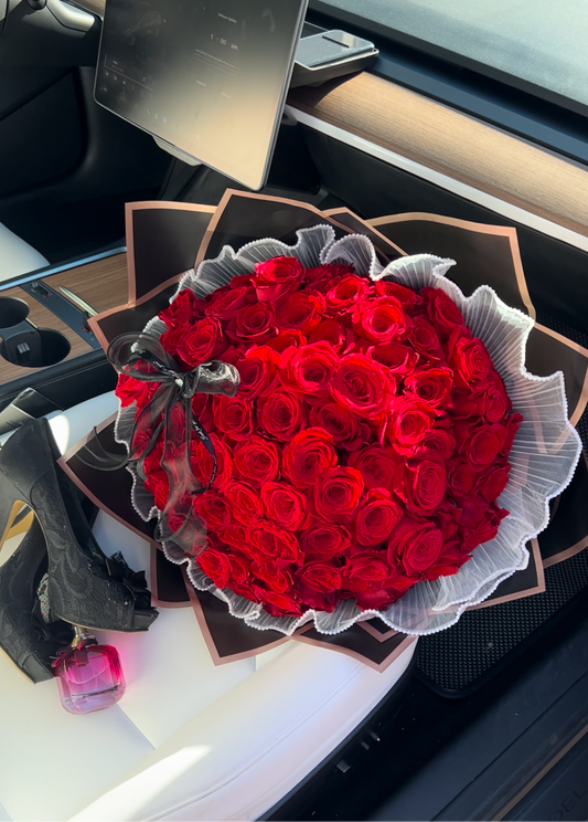 The Classic Red Rose Bouquet