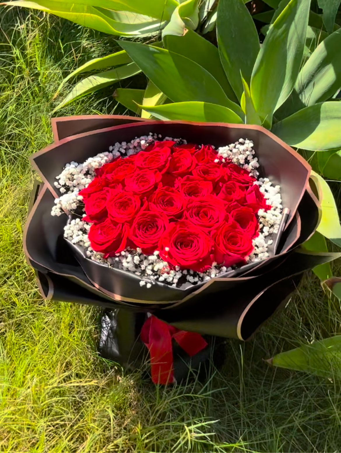 The Classic Red Rose Bouquet